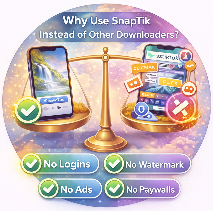 Why Use SnapTik Instead of Other Downloaders